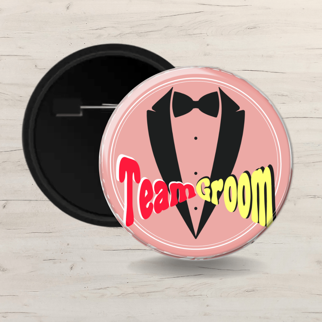 Team Groom Badges | Pack Of 15 - Image 2