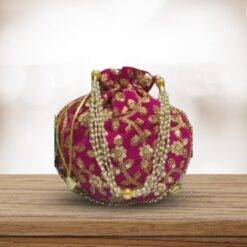Fancy Traditional Potali For Bride, Bridesmaids, Guest Favours | Multi Color