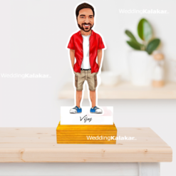Cool Dude Personalized Caricature Stand For Him & Her
