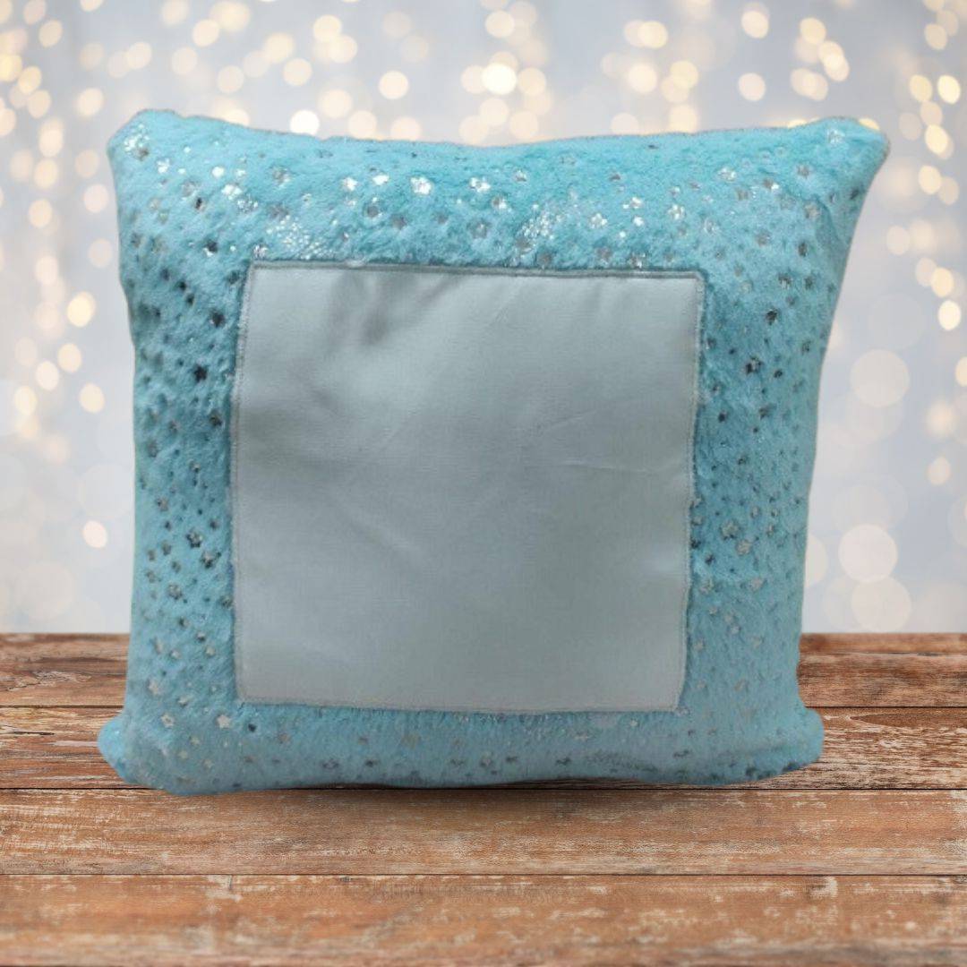 Rakhi Special Personalised Photo Sqaure Foil Pillow - Image 3