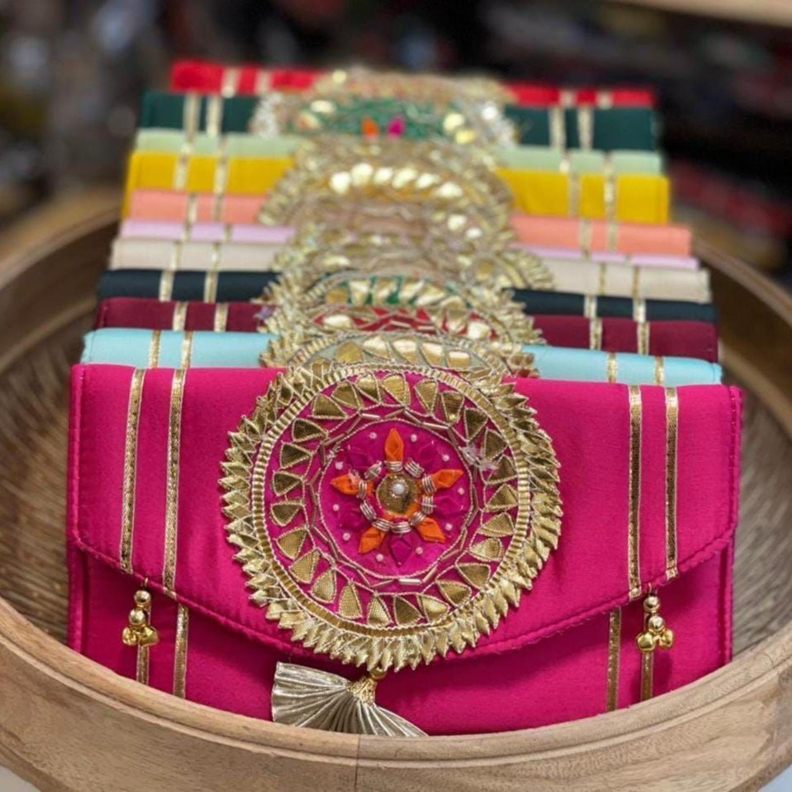 Multicolor Cotton Rajasthani Side Bag, 290g, Size: 11X9inch at Rs 50/piece  in Agra