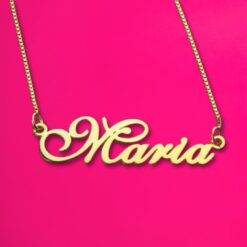 Fashion Gold Plated Customize Name Pendant Chain