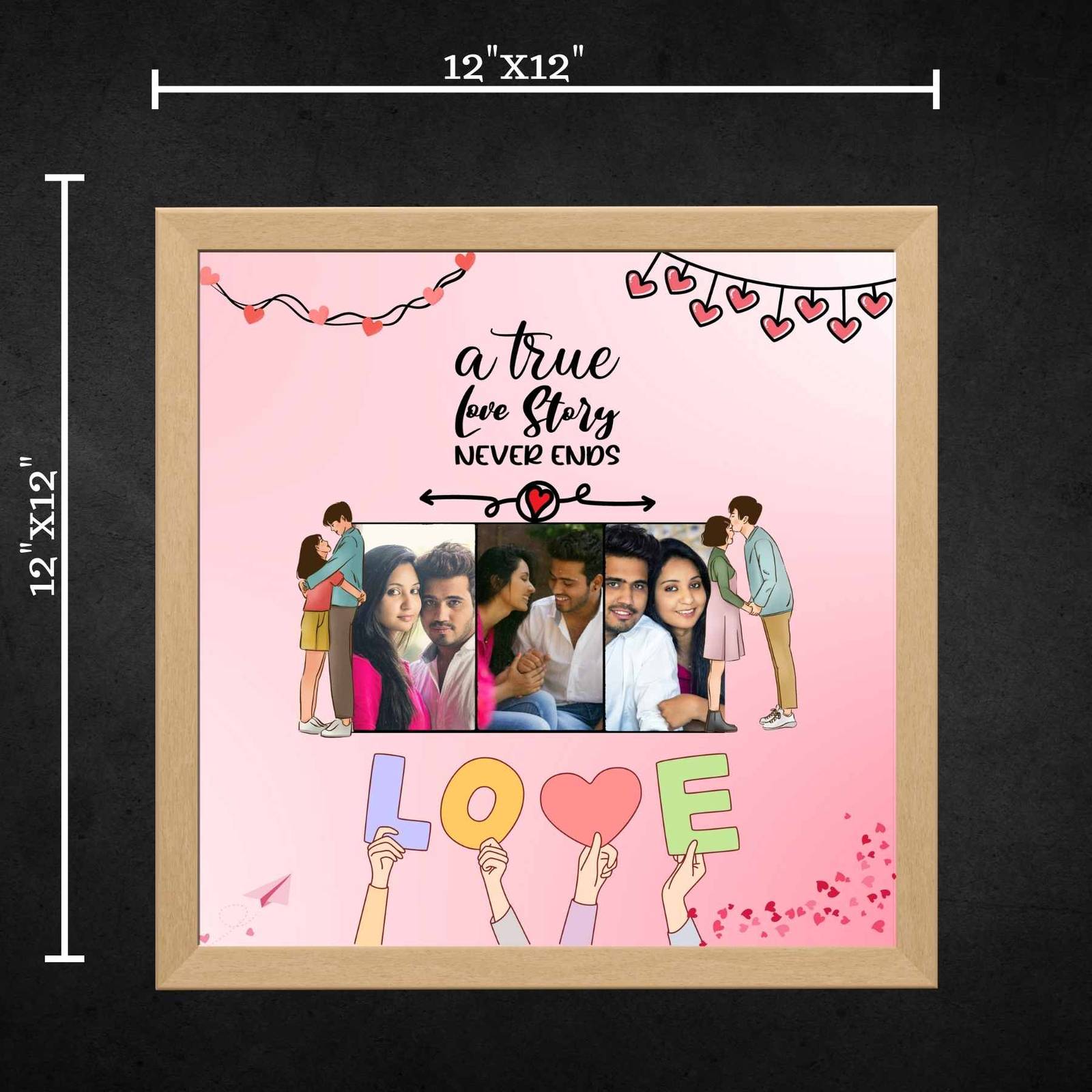 Couple Love Photo Frame Gift - Image 3