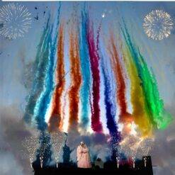 Imported Color Sky Shots For Varmala, Wedding, Color Day Out (Pack of 6)