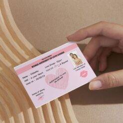 Love License Wallet Card For Couple
