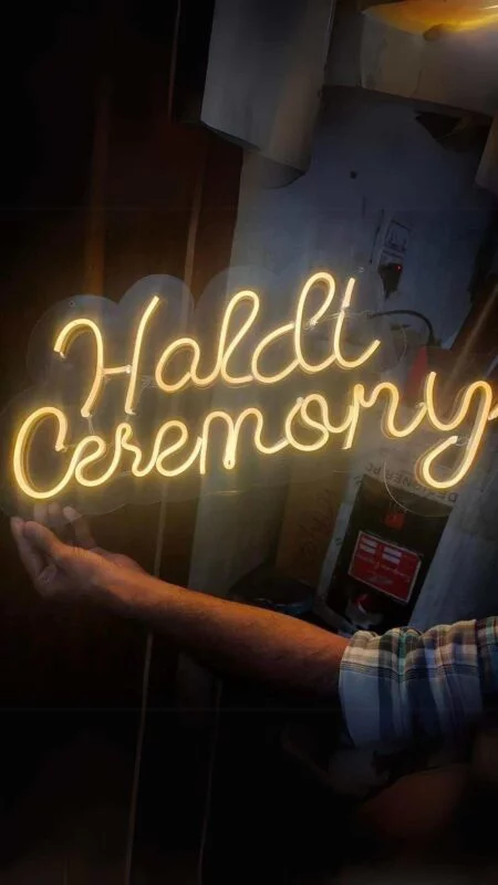Haldi Ceremony Neon Sign