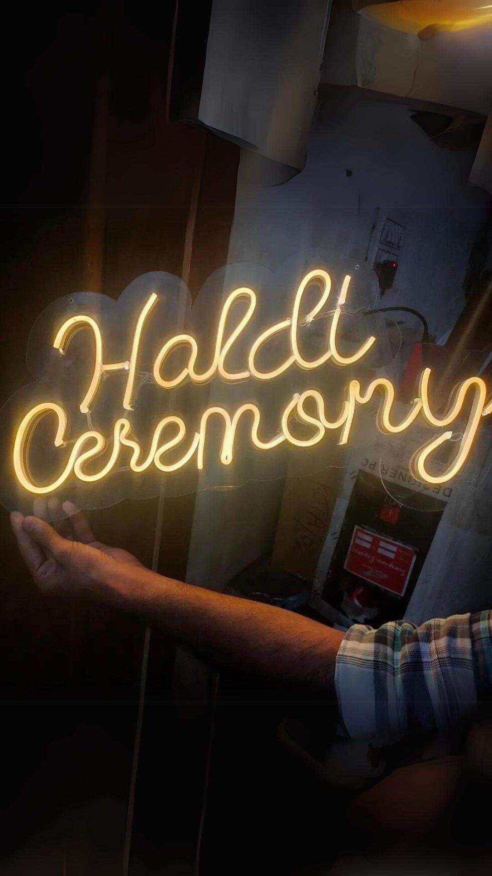 Haldi Ceremony Neon Sign