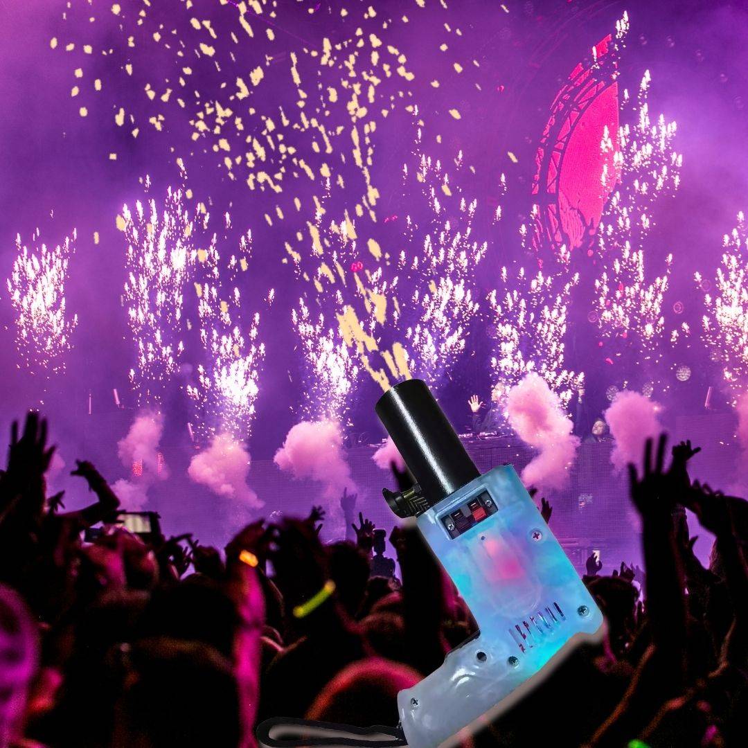 Cold Pyro Led Gun for Wedding, Birthday, Party, Club | Pyro Sparkle Led Gun - Image 2