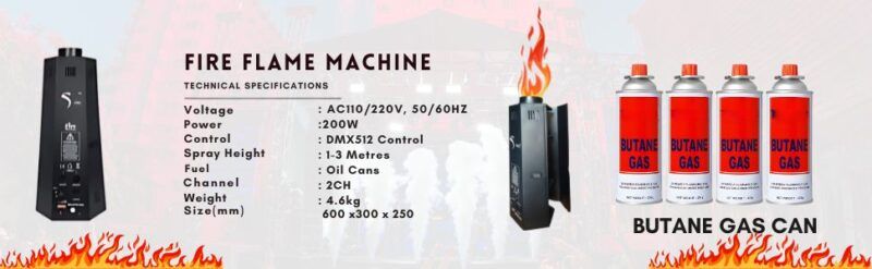 S-Pro Fire Flame Machine