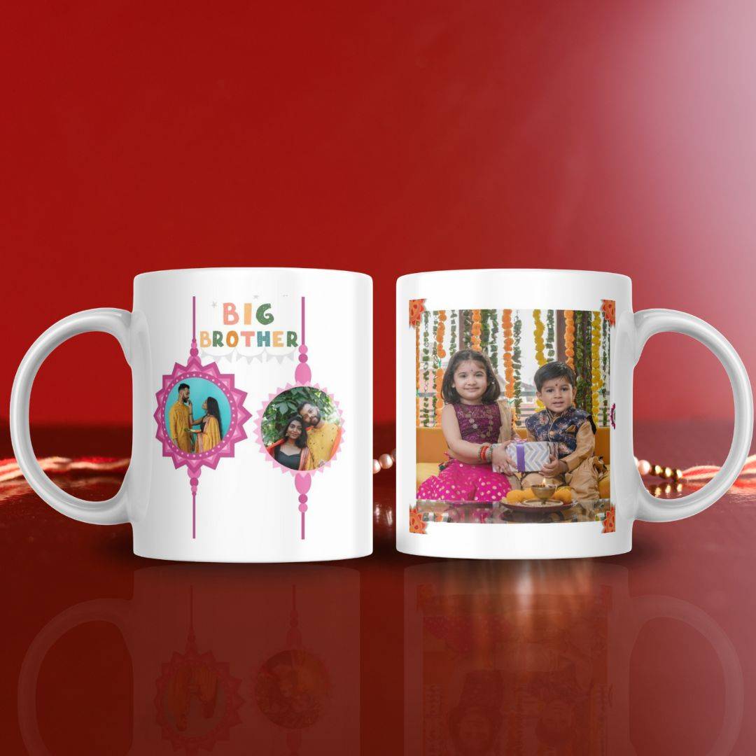 Big Brother Customized Photo Coffee Mug | Raksha Bandhan Special Gift