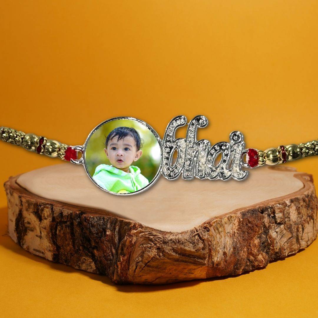 Customize Photo Rakhi | Bhai Photo Rakhi | Name Rakhi - Image 2