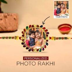Customize Photo Rakhi | Personalised Traditional Photo Rakhi | Rakshabandhan