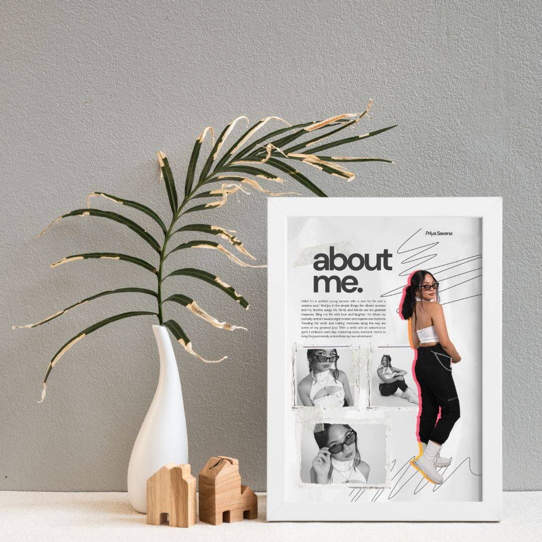 About Me Photo Frame for Her | Gift for Her | best Gift Forever