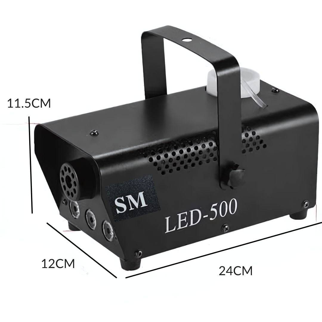 Fog Smoke Machine, SM 500W Halloween Smoke Machine with 3 Color LED Lights & Wireless Remote-Control Parties, Decoration, Holiday Events - Image 4