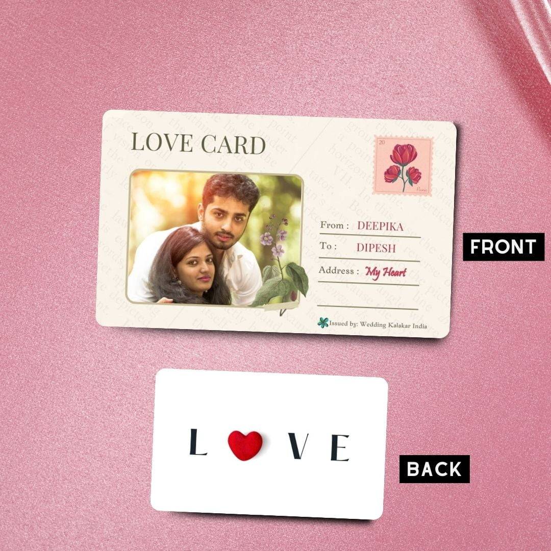 New Love Card for Couples | Post Card Style | Couple Gift - product image 3