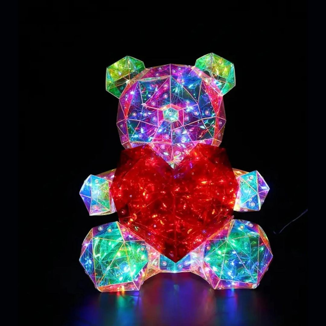 Galaxy Love Teddy Bear Lamp: A Magical Gift for Every Occasion Small, Gift For Her