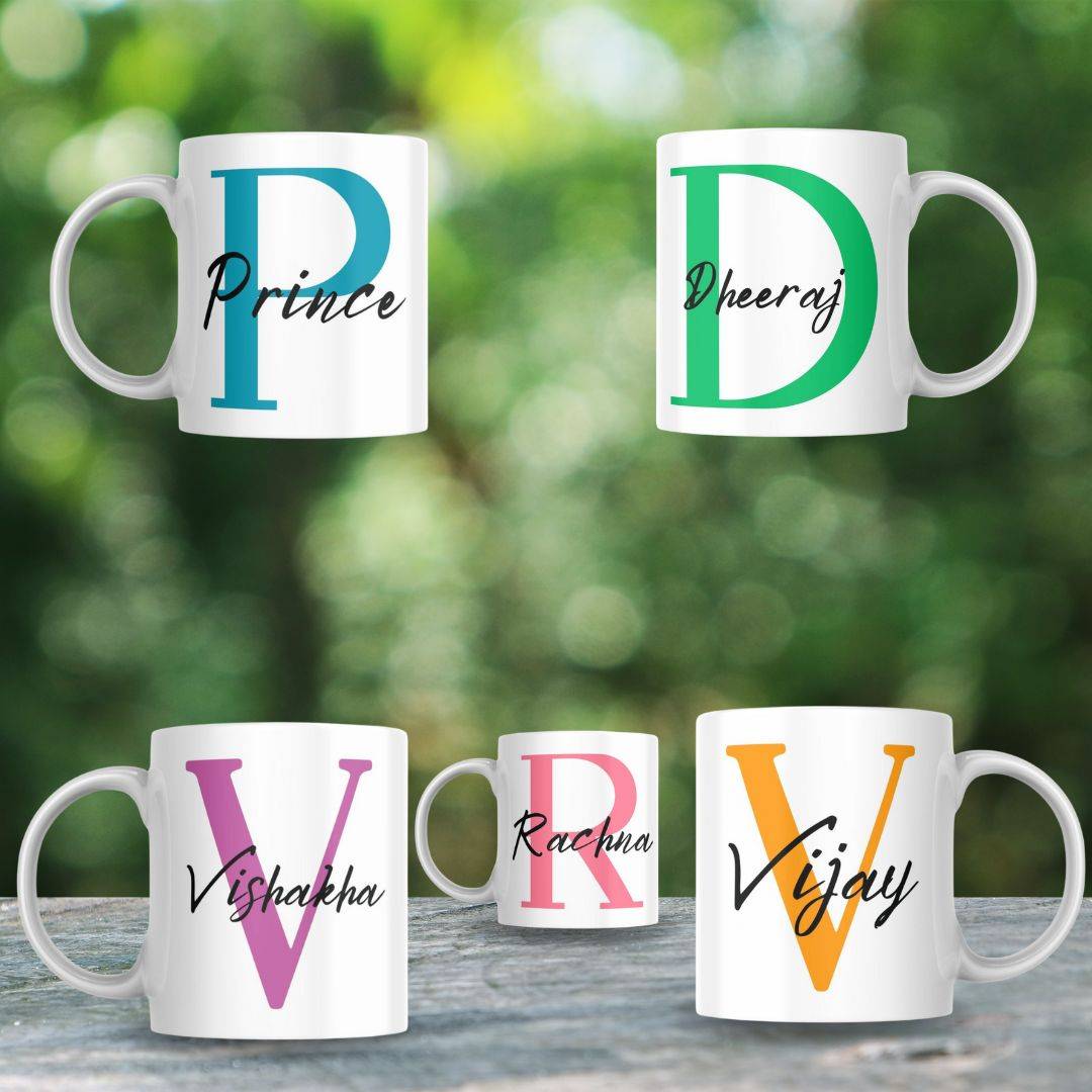 Personalized Name & Logo Ceramic Coffee Mug – Custom Gift for Birthdays, Office, Boyfriend, Girlfriend, Best Friend -...