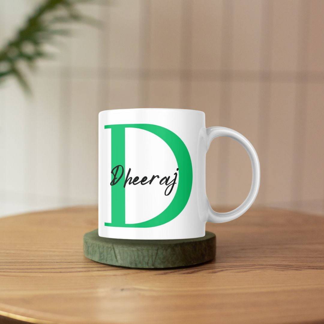 Personalized Name & Logo Ceramic Coffee Mug – Custom Gift for Birthdays, Office, Boyfriend, Girlfriend, Best Friend -...