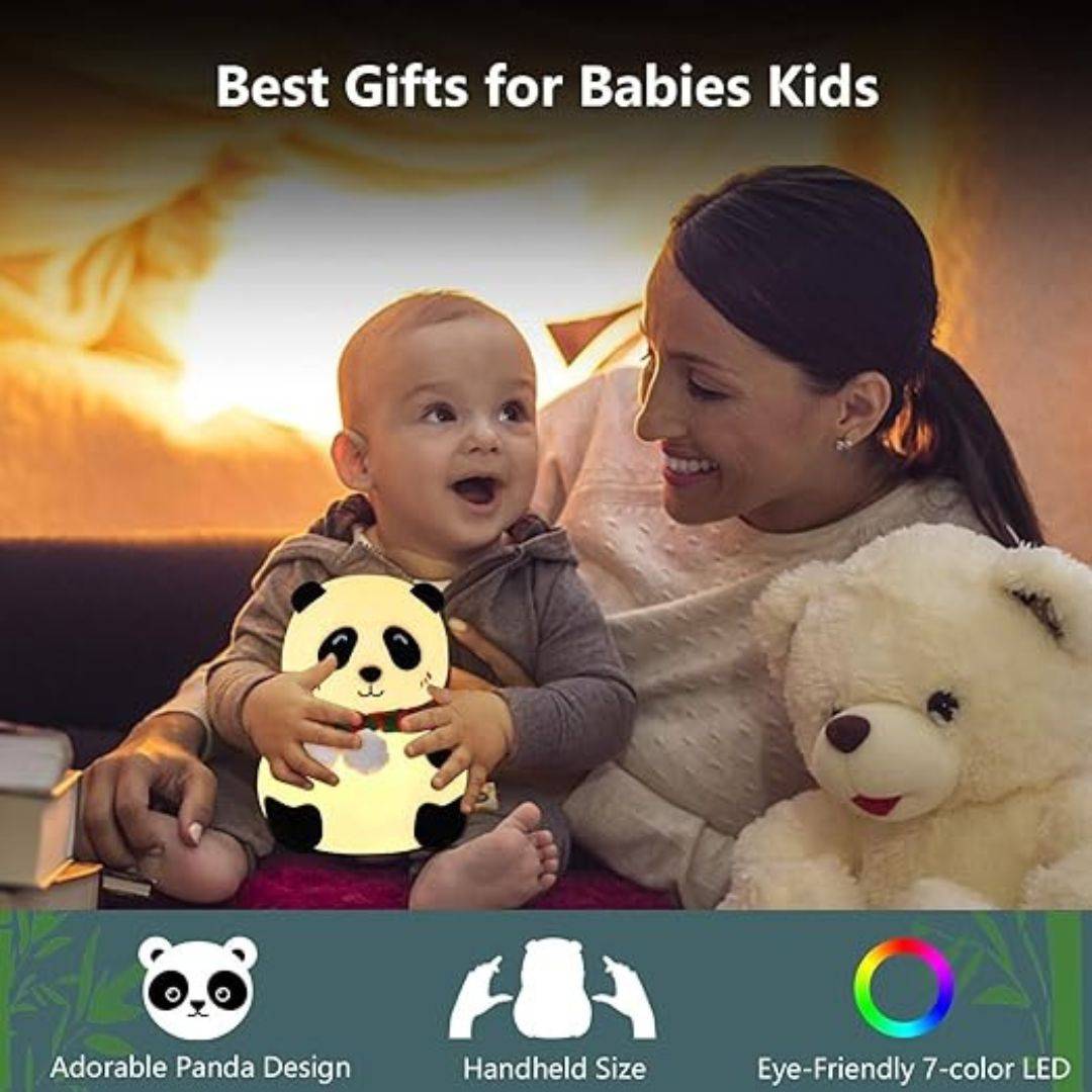 Panda Lamp, Panda Gifts, Panda Touch Silicone Lamp, Birthday Gift For Girls And Boys, Panda Light Lamp, Kids Night Light, Silicone Lamp - Image 6