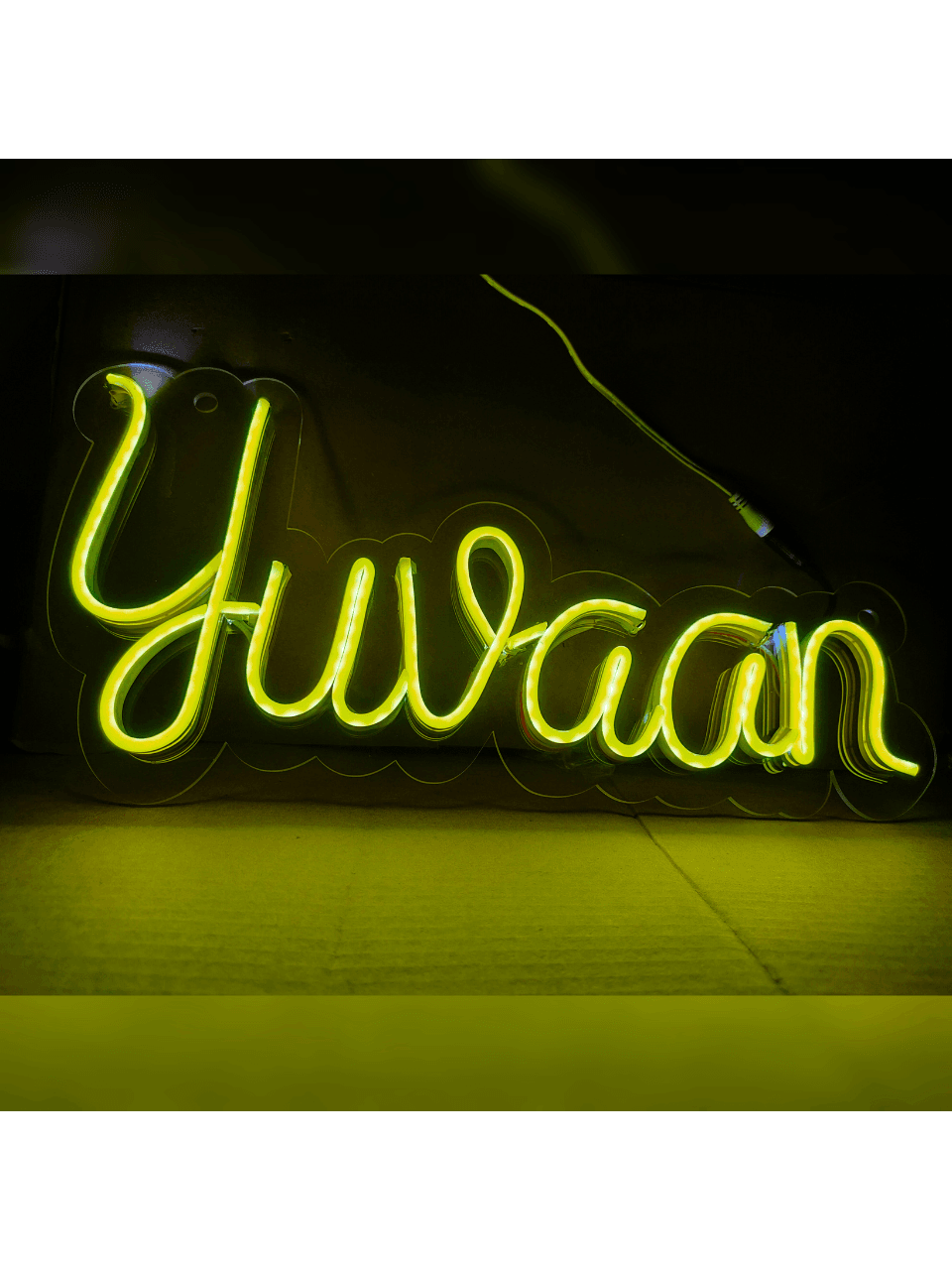 Yuvaan Neon Sign Customize Name Neon Sign Gift for Him - Image 3