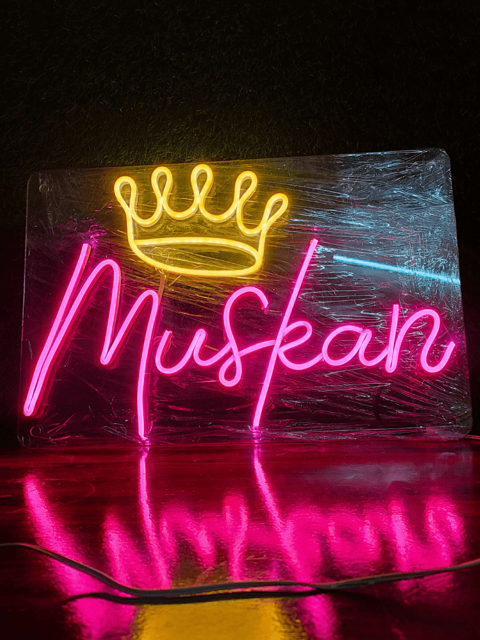 Muskan Neon Sign Gift for Her - Image 5