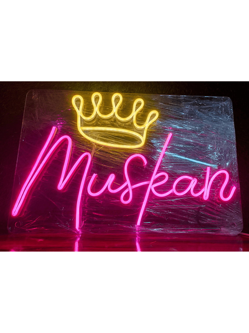 Muskan Neon Sign Gift for Her - Image 2