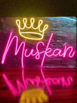 Muskan Neon Sign Gift for Her