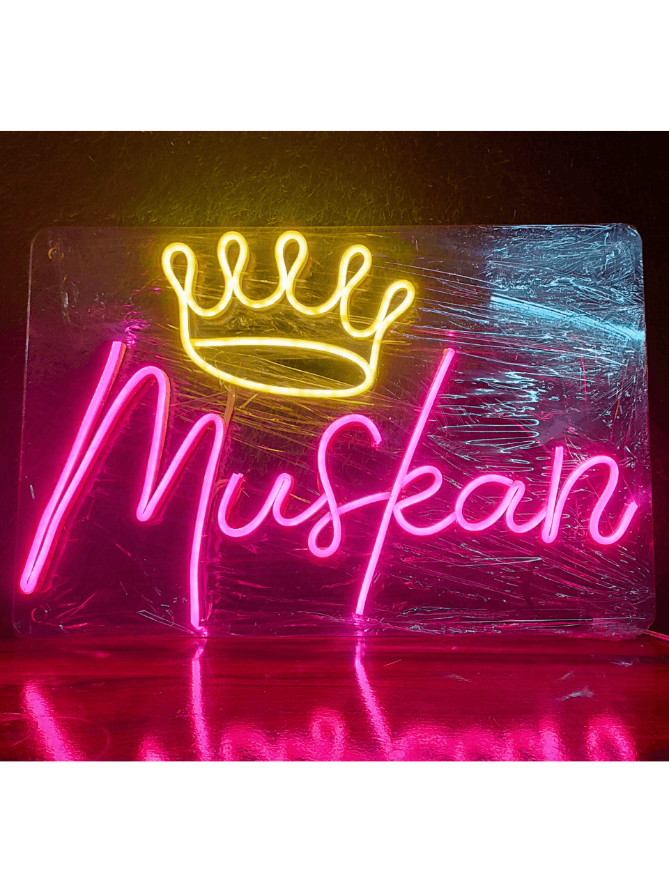 Muskan Neon Sign Gift for Her - Image 4