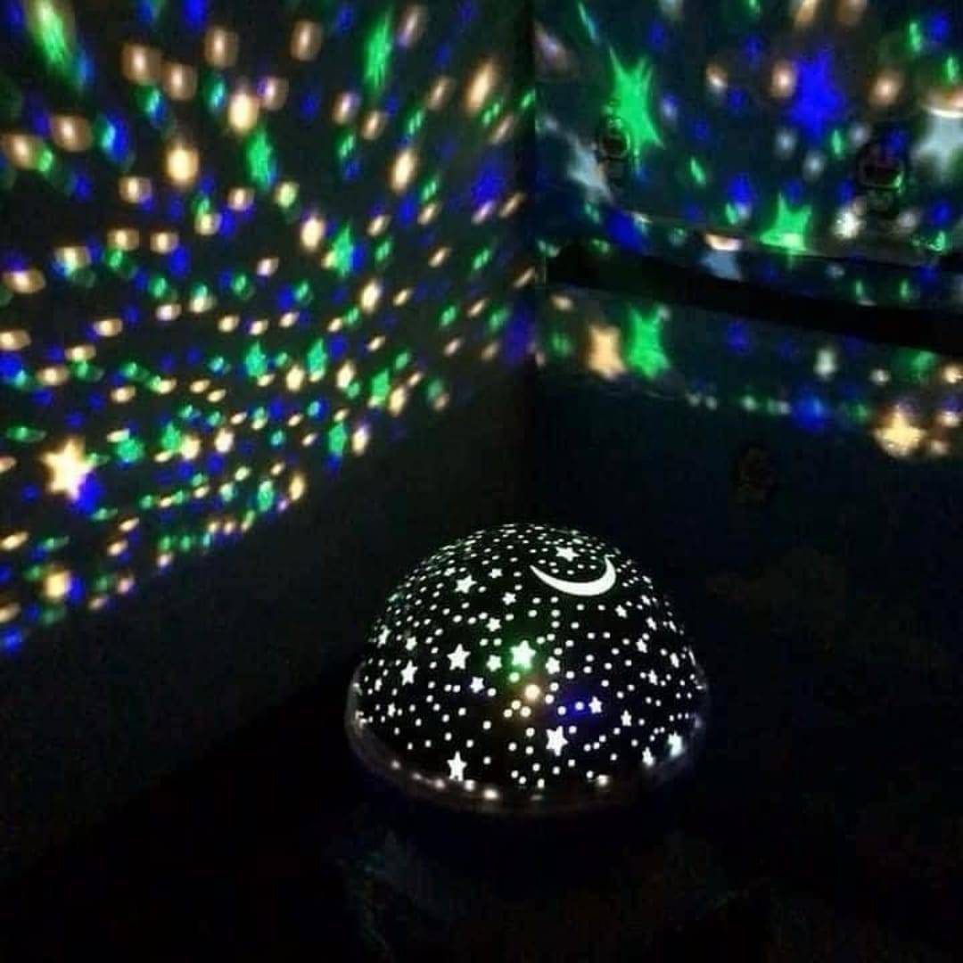 360° Rotating Star Master Moon Night Light Projector - Multi-Color LED Lamp For Room Decore, Girlfriend, Boyfriend - Image 2
