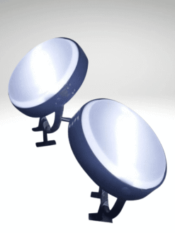 Rotating Round Lolipop Sign Board | Rotating wall mount Sign Board | 18"×18" inches Advertising Glow board