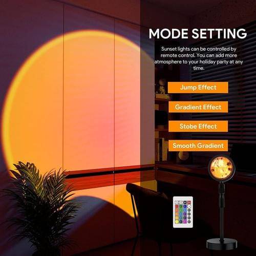 Sunset Projector LED Lamp – Romantic Night Light for Home, Party, Bedroom, Insta Reels & YouTube (29 cm, Multicolor) - Image 5