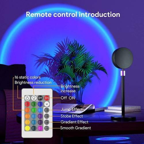 Sunset Projector LED Lamp – Romantic Night Light for Home, Party, Bedroom, Insta Reels & YouTube (29 cm, Multicolor) - Image 4