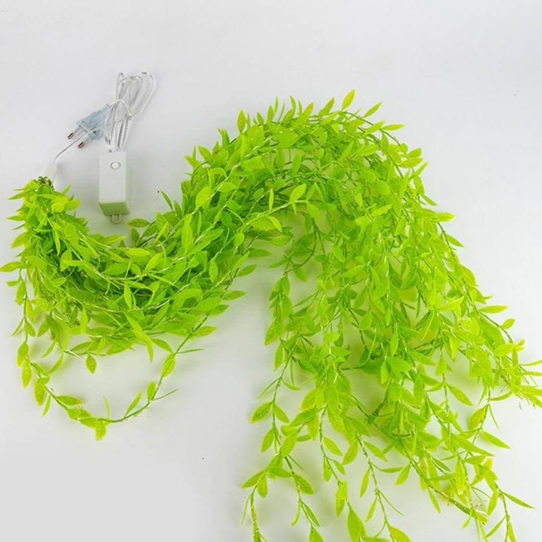 Artificial Vine Leaf LED Fairy String Light Ideal for Bedroom,Garden,Birthday & Festive Décor,Diwali Lights & Christm...