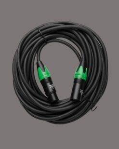 Professional XLR Microphone Cable – Balanced OFC Male to Female Cable 15 meter for DMX, Studio, Stage, Podcast, Guitar, Mixer & DMX