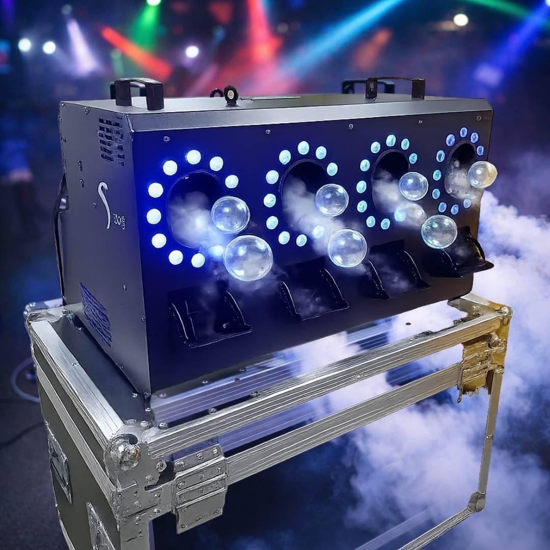 Spro 4 Way Extreme LED Smoke Bubble Machine For Wedding & Event - Image 3