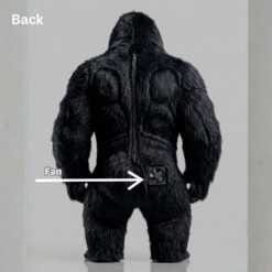Black Gorilla Inflatable Fur Mascot Costume for Events, Promotions, Parties & Stage Shows - Image 6