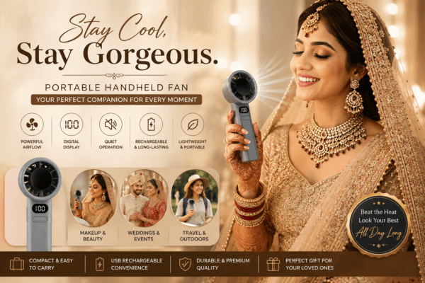 Bridal Makeup Cooling Fan