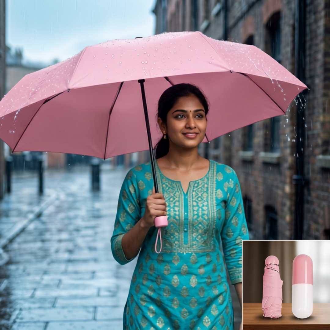 Creative Capsule Case Umbrella – Lightweight, Waterproof & UV Protection - Image 7