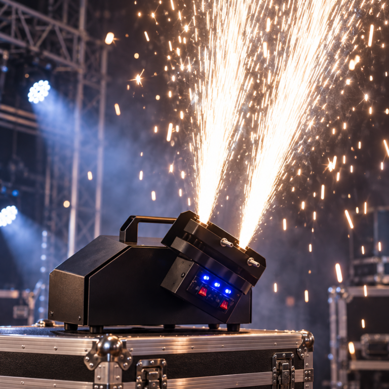 Rechargeable Pyro Swing Machine – 3 Pyro Holder | 10000mAh | Remote Control
